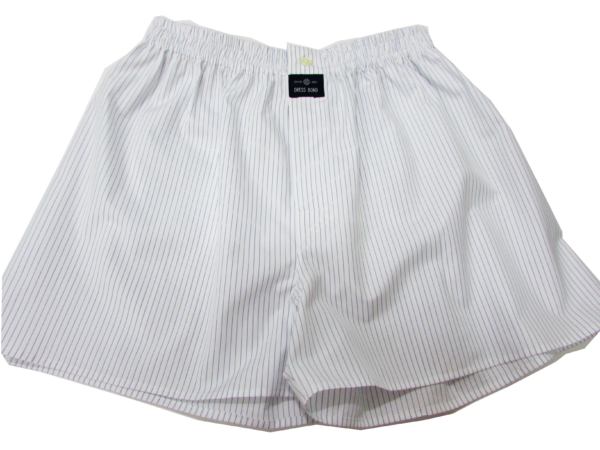 BOXER  RAYAS FINAS AZULES /25