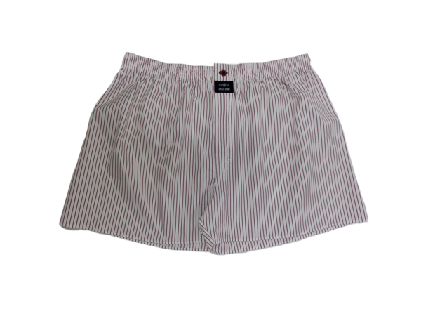 BOXER BLANCO CON RAYAS GRANATES / 35