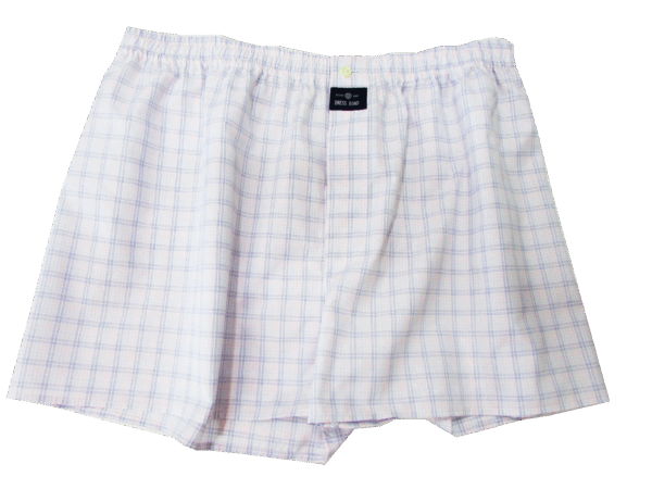 BOXER CUADRITOS AZULES Y ROSAS / 45